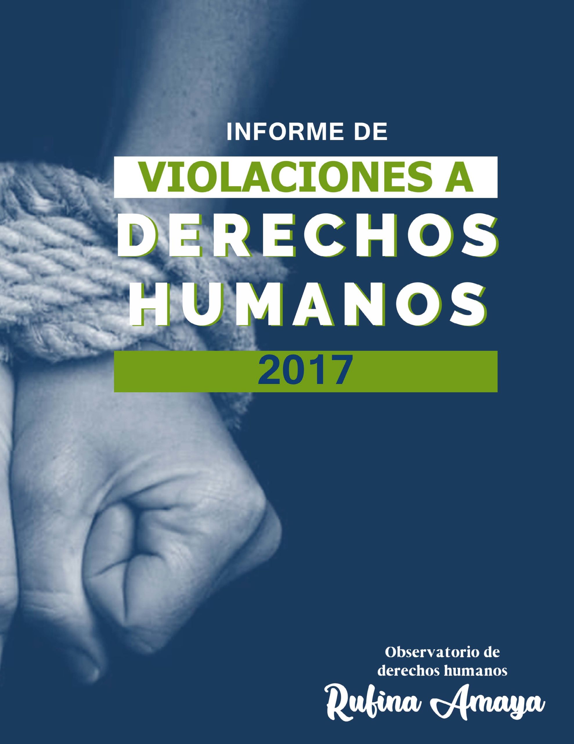 Informe de violaciones a Derechos Humanos 2017