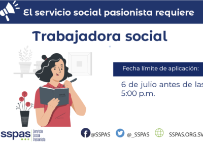 CERRADO – Empleo Trabajadora Social