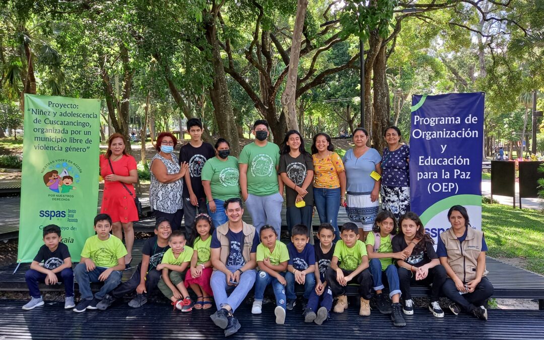 Niñez y Adolescencia de Cuscatancingo, organizada por un municipio libre de violencia de género