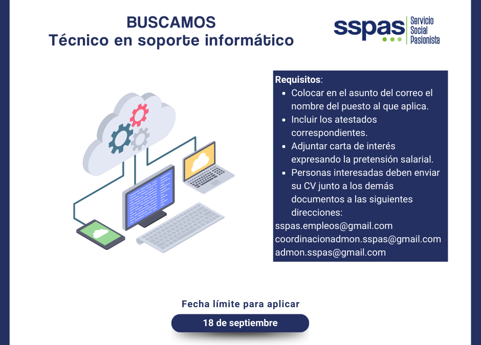 Técnico en soporte informático