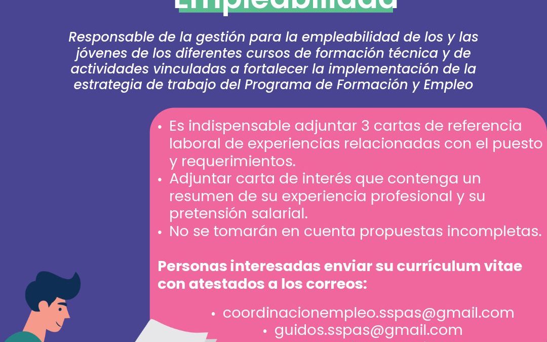 Técnico/a de Empleabilidad